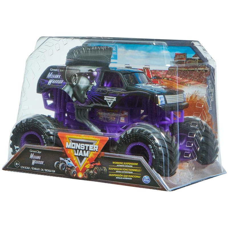 Veículo de coleção fundido sob pressão Monster Jam Mohawk Warrior
